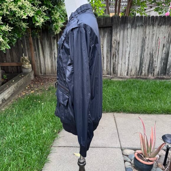 Marc Ecko Cut & Sew Deadly Threads Black Lightweight Boomer Jacket Men's Large - Picture 9 of 11